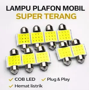 Lampu Kabin Mobil Lampu Plavon Mobil Super Terang !2 Vol !3mm