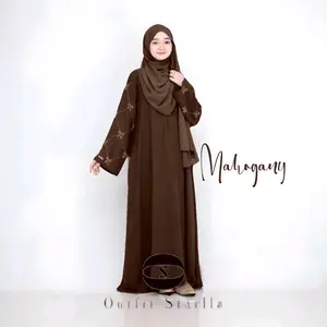 Azhira Gamis Anak Remaja Tanggung Bahan Forzaletta Premium Adem Outfit Starlla