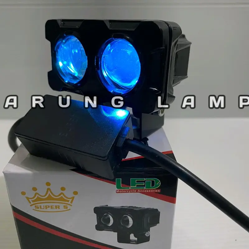 Lampu Tembak Laser 2 Mata Super S D2 Devil CS 1061 Waterproof 20Watt Ada Kotak Driver/Ballast 4