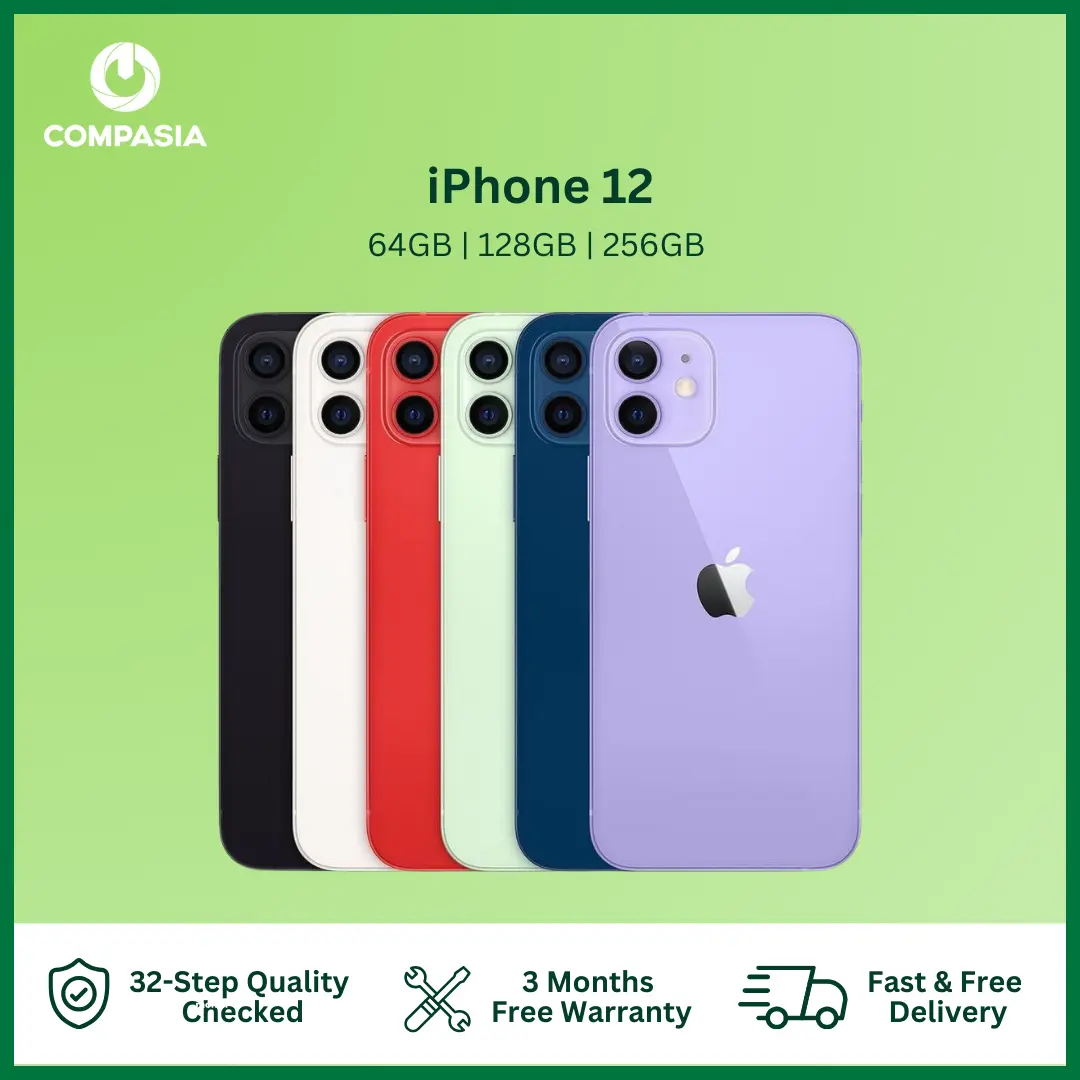 [Second Hand] iPhone 12 - 3 Months Warranty - Excellent Condition