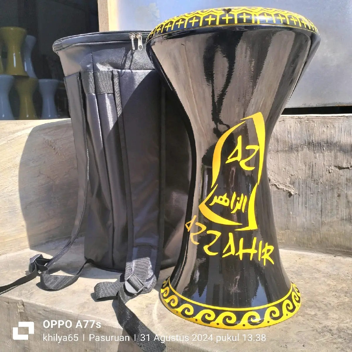 DARBUKA ORIGINAL ALMUNIUM COR 8&9