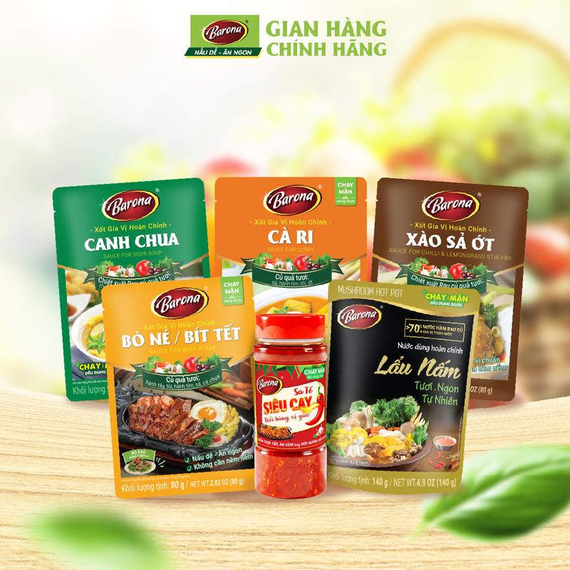 Gia Vị Barona 80g ướp ngon chuẩn vị không cần nên nếm