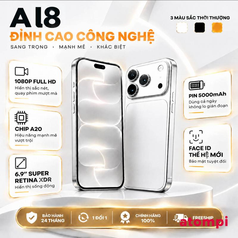 ATOMPI Thiết bị thông minh l8 màn hình cỡ lớn 7, 2 inch, phiên bản 5G,1024GB, phiên bản đặc biệt