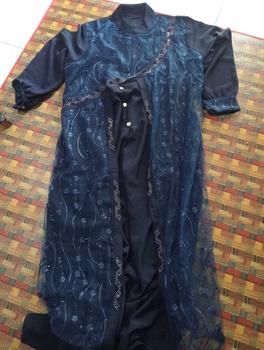 Product Review of Yolanda Dress/Gamis Kondangan/Gamis Pesta mewah bahan Crinkle mix brukat tile#3 ukuran#Pj 138# from Y**i s**i 1