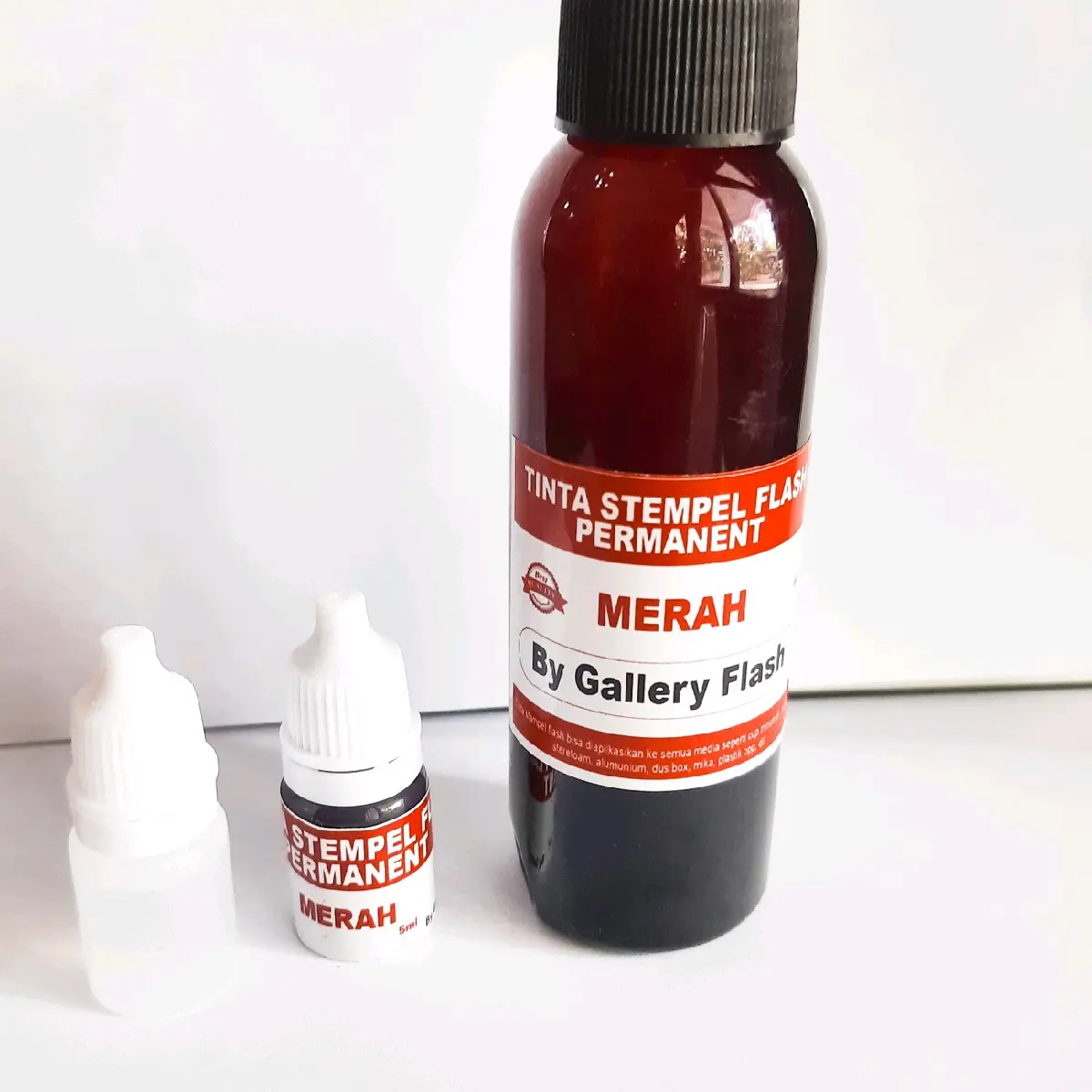 Tinta stempel plastik, cup minuman, Streofoam dll