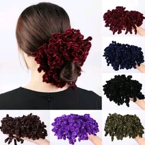 KTS-Ikat Rambut Ubur Ubur Kunciran Cendol Cepolan Hijab Scrunchie Aksesoris Hadiah