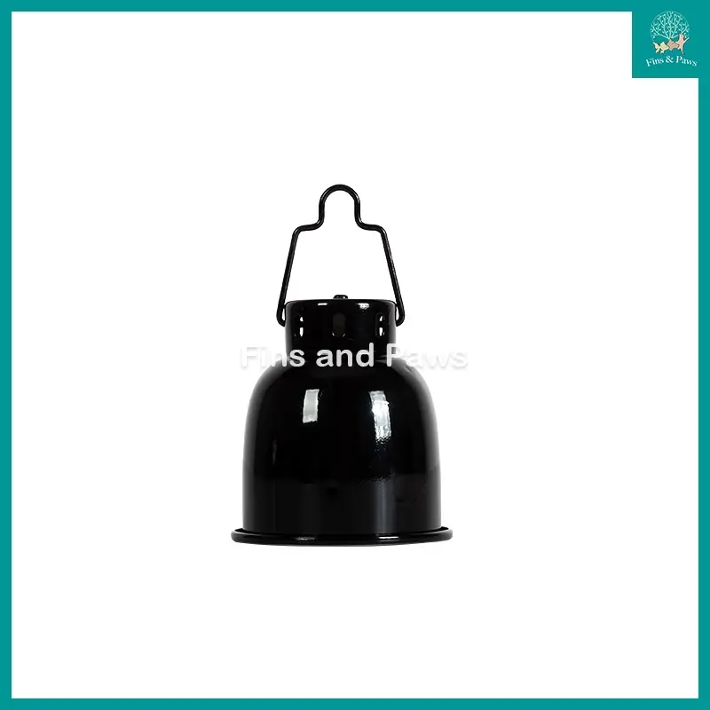 [ReptiZoo] Mini Dome Bulb Holder Lamp Fixture 4.0" for Terrarium / Reptile / Turtle / Terrapin Tank (Max 40W)