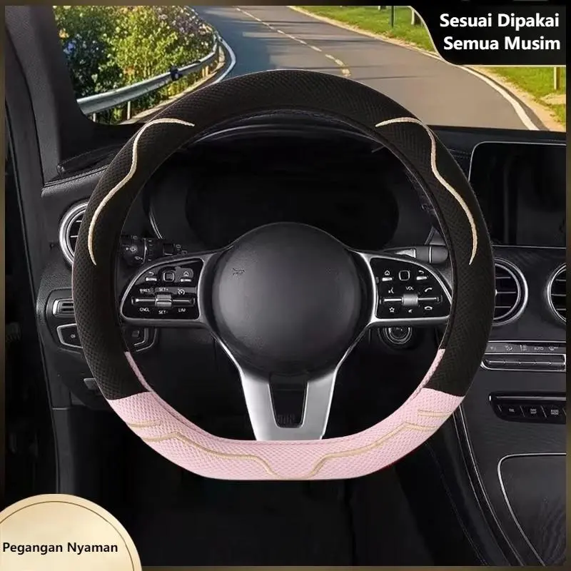Sarung Stir Mobil Cocok untuk BYD Atto 1, BYD Atto 3, Seal Honda HR-V, BR-V, City Hatchback, Brio RS