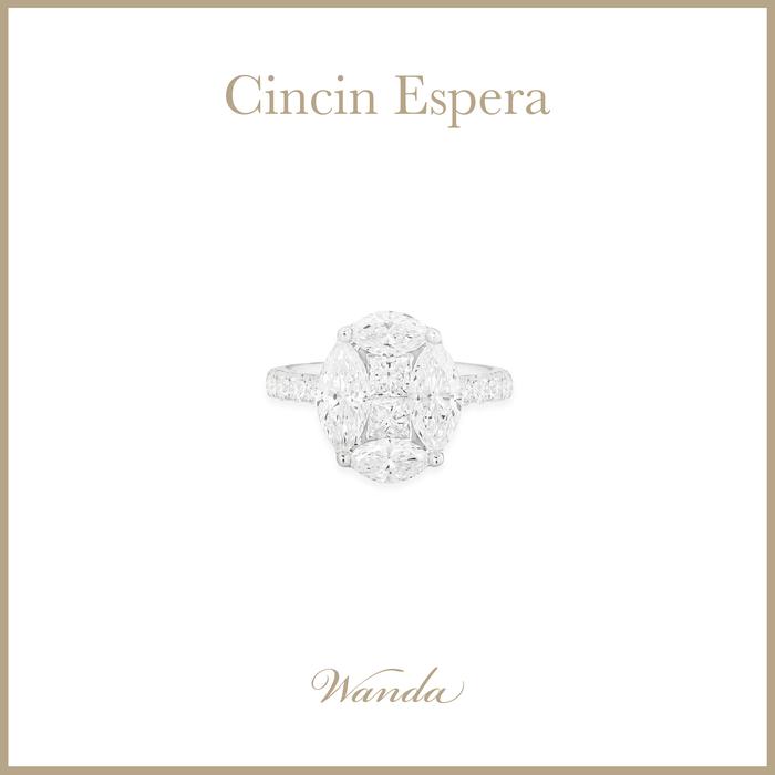 Gambar Cincin Berlian Wanda - Espera - Ring dari Wanda House Of Jewels Kota Administrasi Jakarta Pusat Tokopedia