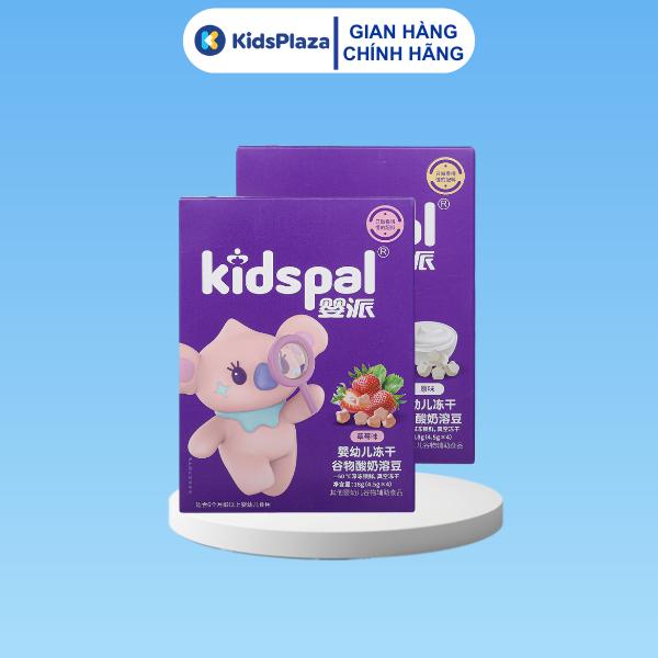 Sữa chua hoa quả sấy khô Kidspal vị nguyên bản Vị dâu tây vị việt quất cho bé từ 12M+