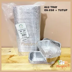 Aluminium Tray OX-250 Best Fresh Tahan Panas Food Grade