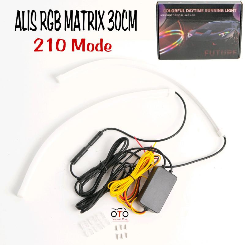 LAMPU ALIS RGB MATRIX WELCOME LIGHT 30CM & 60CM SELANG SEIN RUNNING MOBIL MOTOR 6
