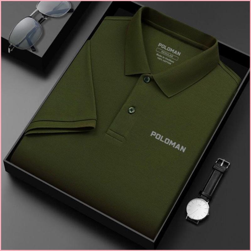 PLOMAN BST Áo Polo Nam Form Slimfit, Vải Thun Cá Sấu Co Giãn 4 Chiều Thoáng…