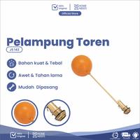 Gambar Pelampung Toren Otomatis Pelampung Bola Kuningan Homeneeds 1/2" 3/4 " 1 " Inch JS-143+JS-144+JS-145 - 1/2 Inch dari homeneeds_NEW Kota Surabaya 1 Tokopedia