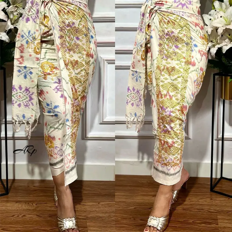 Kamen Lembaran + Endek + Tenun + Tumpal Songket + Selendang Kain Seragam 6