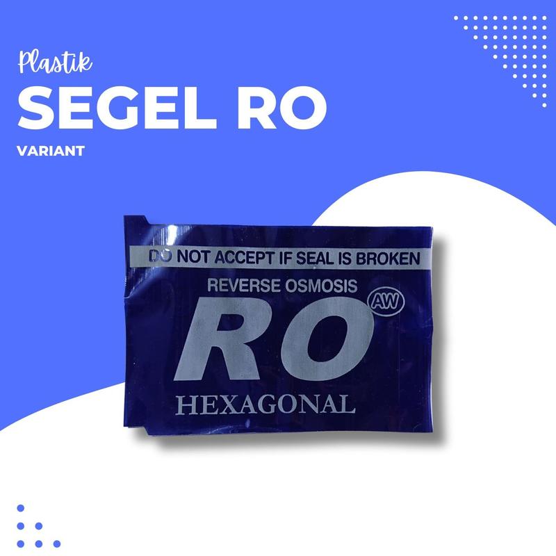 Plastik segel RO ( reverse osmosis ) - berbagai warna 1