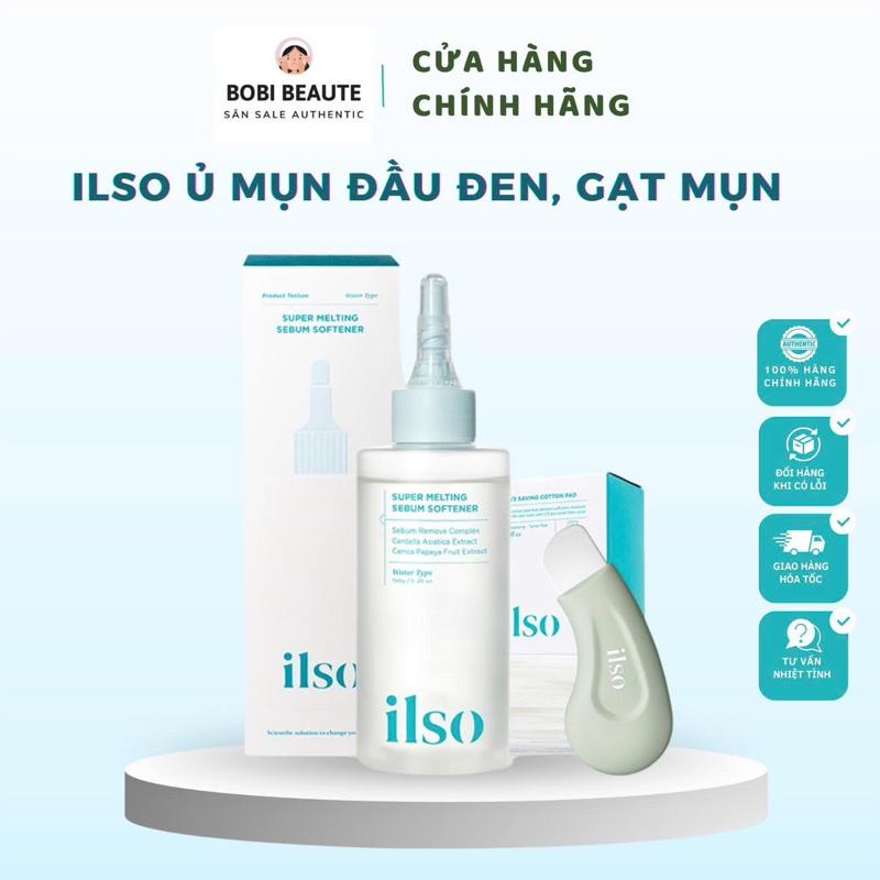 [ilso CHÍNH HÃNG] Ilso ủ mụn đầu đen, làm mềm sợi bã nhờn Ilso Super Melting Sebum Softener 150ml Skincare set lấy mụn  ilso cây  gạt ủ mụn  ilso Nữ Women