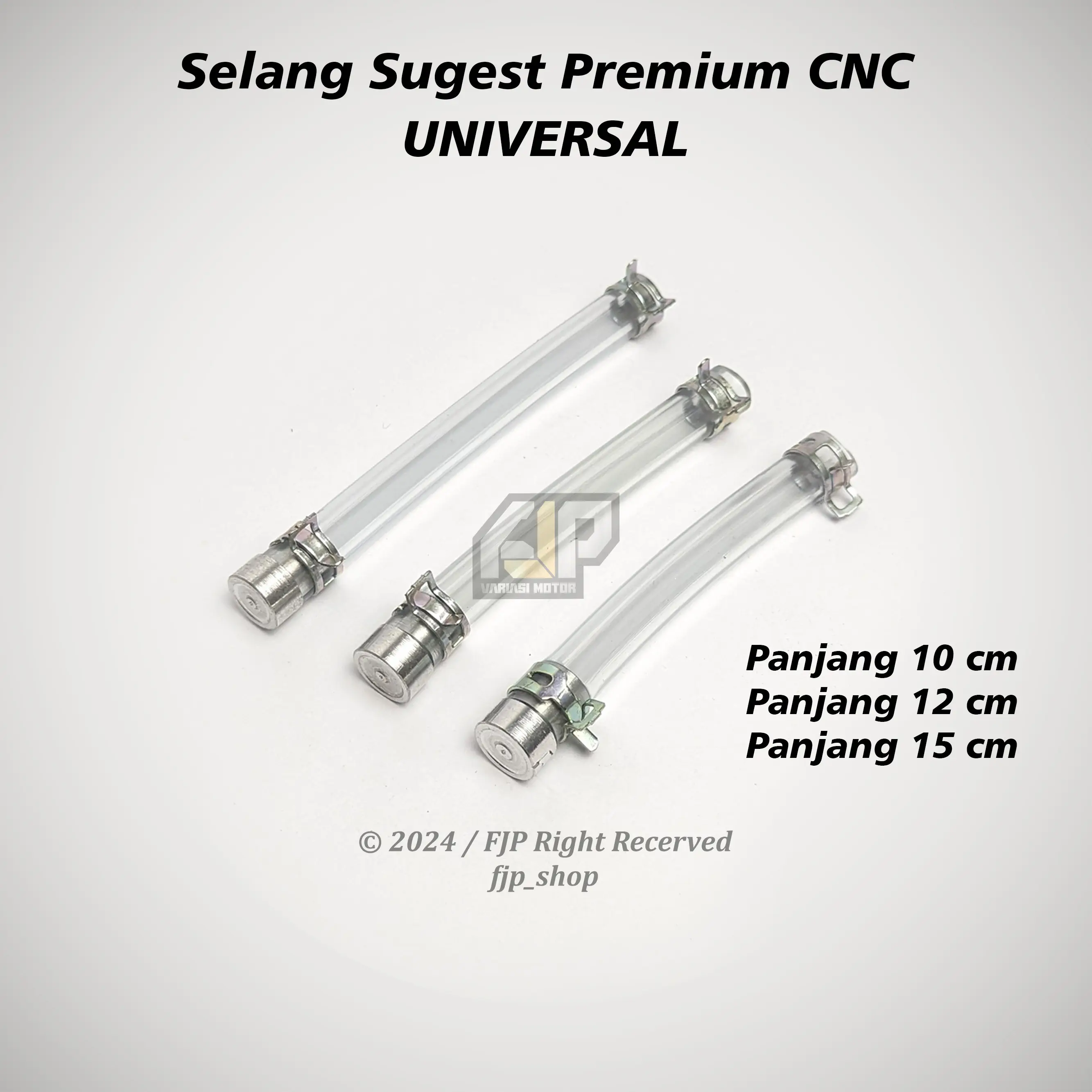 Selang Sugest Premium CNC Selang Reservoir Selang Pengganti Tabung Master Rem CNC