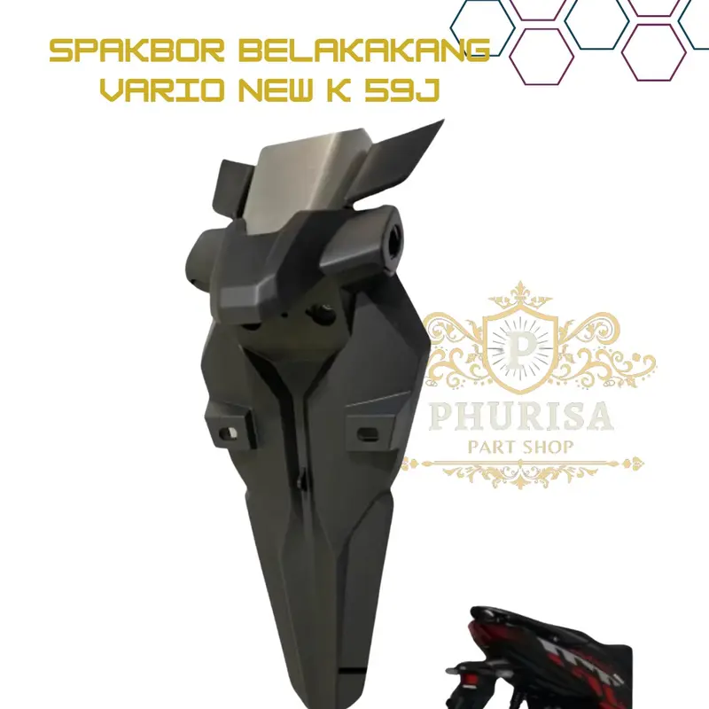 SPAKBOR BELAKANG VARIO 125 VARIO 150 NEW K59J PAKET SPAKBOR SLEBOR VARIO LED NEW SEIN PISAH ORIGINAL LOSPACK Motorcycle sparepart motor 0