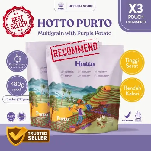 Hotto Purto 3 Pouch (48 sachet)