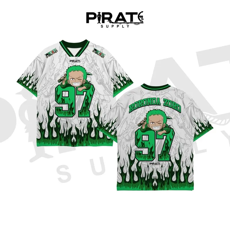 Jersey OP Roronoa Zoro Jersey Anime One Piece Roronoa Zoro Unisex