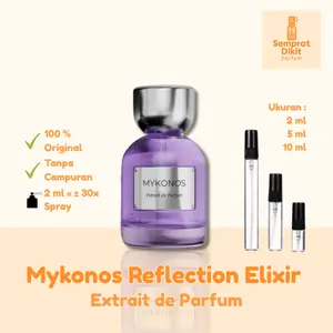 Mykonos Reflextion Elixir Extrait De Parfum 2 ml 5 ml & 10 ml Original