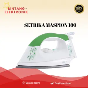 SETRIKA MASPION 180 - Ringan, Aman, d an Anti Lengket!