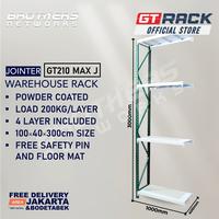 Gambar RAK GUDANG BESI GT RACK GT210 MAX– WAREHOUSE RACK 200KG TINGGI 4 SUSUN 4 METER LEBAR 40CM PANJANG 1M - STARTER dari BrothersNetworks Kota Administrasi Jakarta Barat 3 Tokopedia