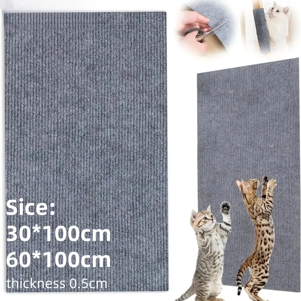 Anti Cat Scratch Mat  Fabric Cutable DIY Sofa Wall Protection Cat Climbing Pad