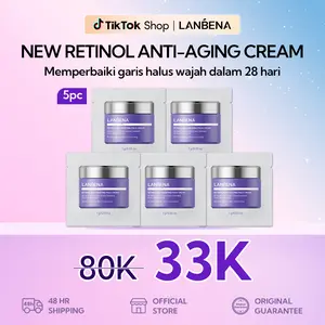 [OFFICIAL STORE] LANBENA Retinol Cream 5g Trial Anti-aging Remove,Moisturizes the skin, cream, Anti-aging, nasolabial folds,Eye Bags Dark Circles Remove Fine Lines Eye Patch,kerutan, lipatan nasolabial
