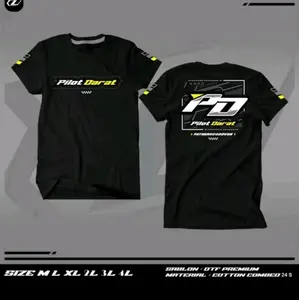 KAOS DISTRO PD PILOT DARAT-TSHIRT KEREN LAGI TREND-BAHAN KATUN