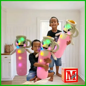 Boneka Anomali Karakter Ballerina Cappucina dengan Lampu LED Ukuran 60cm Mainan Unik dan Menarik