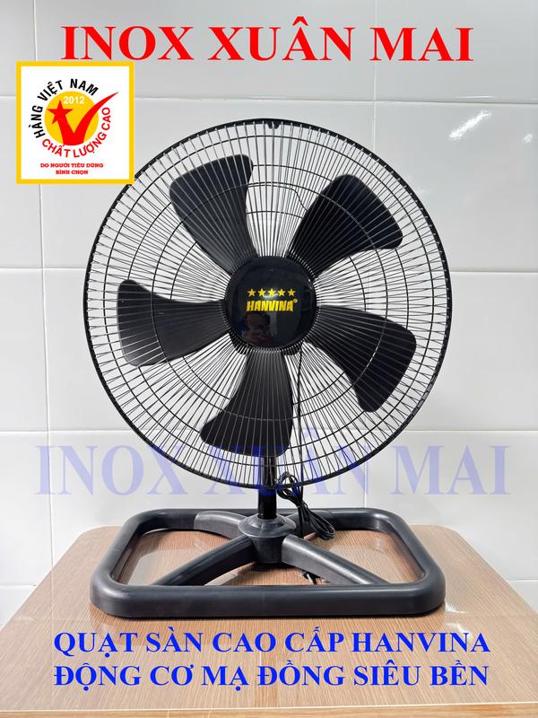 2NA Quạt Sàn đứng động cơ mạ đồng cao cấp Hanvina - Inox Xuân Mai
