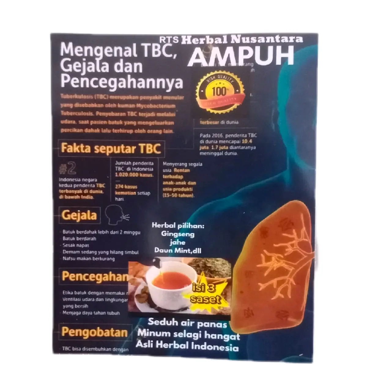 Herbal Paruflex Ampuh Membersihkan Paru-paru dengan Rempah-rempah Pilihan Terbaik