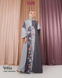Gambar GAMIS LAST STOCK BY TANEEM MUSLIM DRESS - Reyna Denim L dari Taneem Kab. Kudus 4 Tokopedia