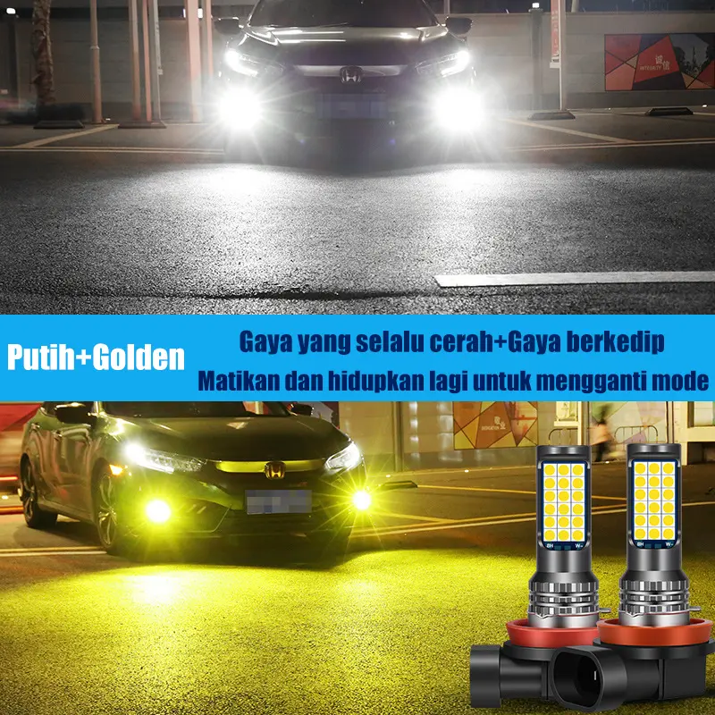 Putih+Golden-2pcs