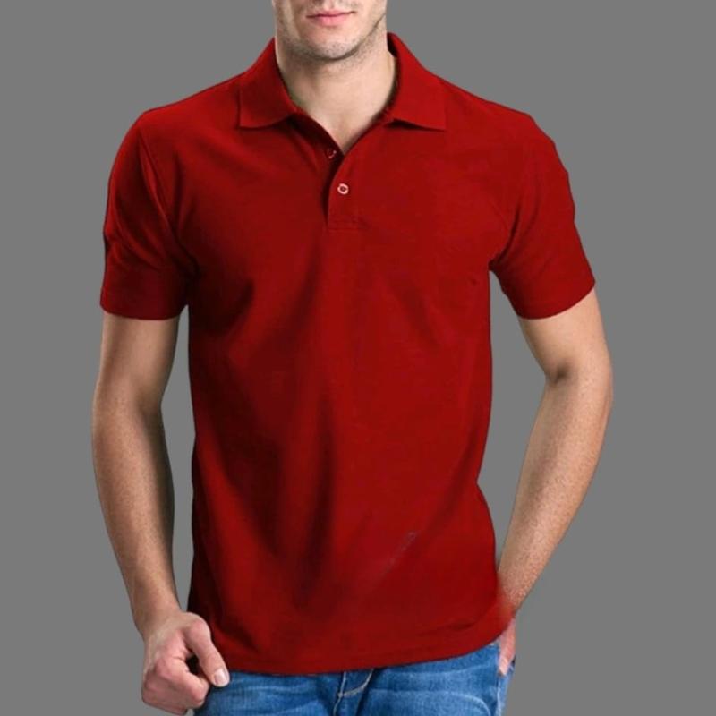 Product Introduction of Kaos Kerah Polos / Kaos Kerah Polos Seragam / Kaos Kerah Polo Shirt Unisex Formal / Kaos Kerah Lengan Pendek Abu Abu Casual 16