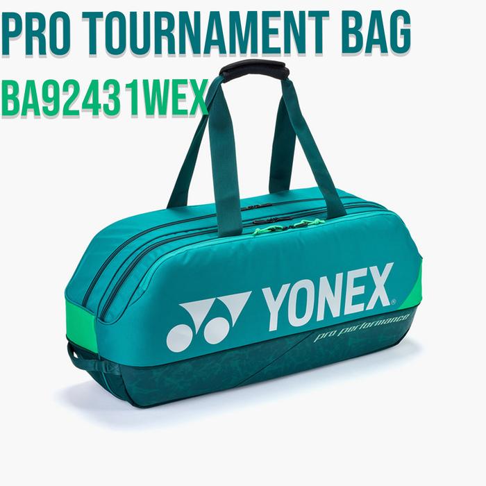 Gambar Tas Raket Badminton Yonex Pro Tournament Bag BA92431WEX Dark Green dari Sportallica Kota Administrasi Jakarta Timur Tokopedia