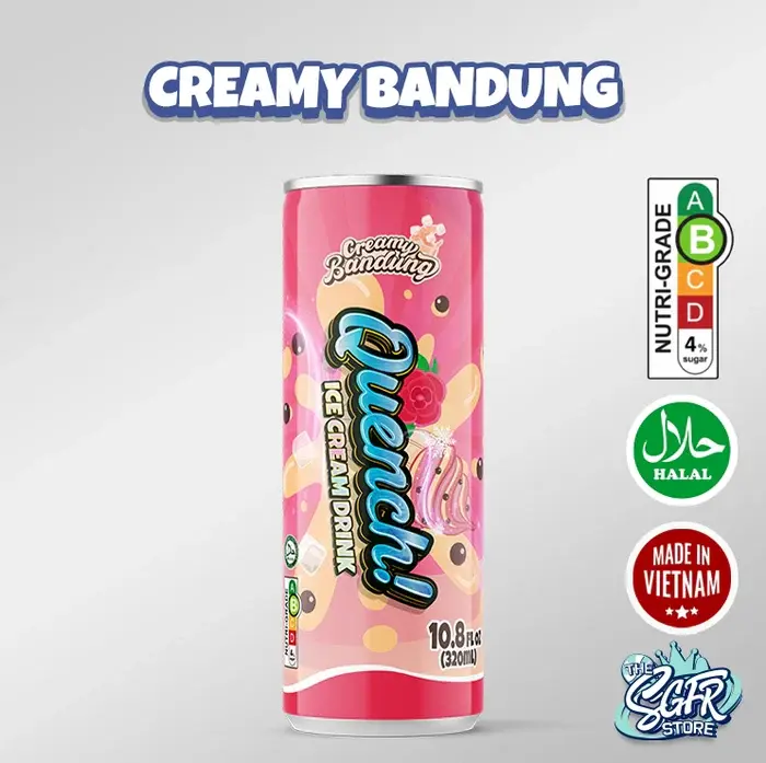 Quench Creamy Bandung, Ice Cream Drink 320ml