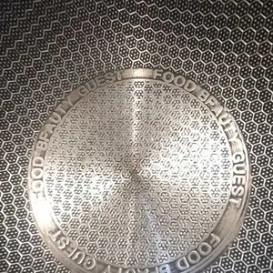 Motif Silver Wajan Penggorengan Kuali Mini Stainless Steel Gagang Kupin Anti Karat Food Grade 24cm 26cm 28cm 32cm 34cm