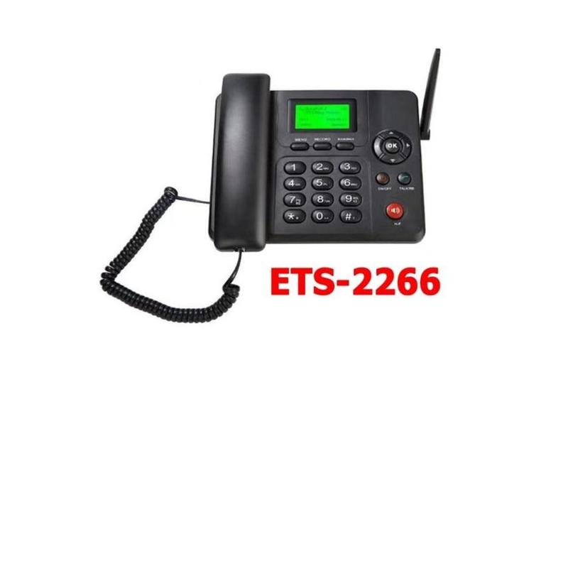 ETS-5188 Điện thoại bàn không dây dùng sim di động, sim máy bàn dạng cốc sạc, máy cầm tay