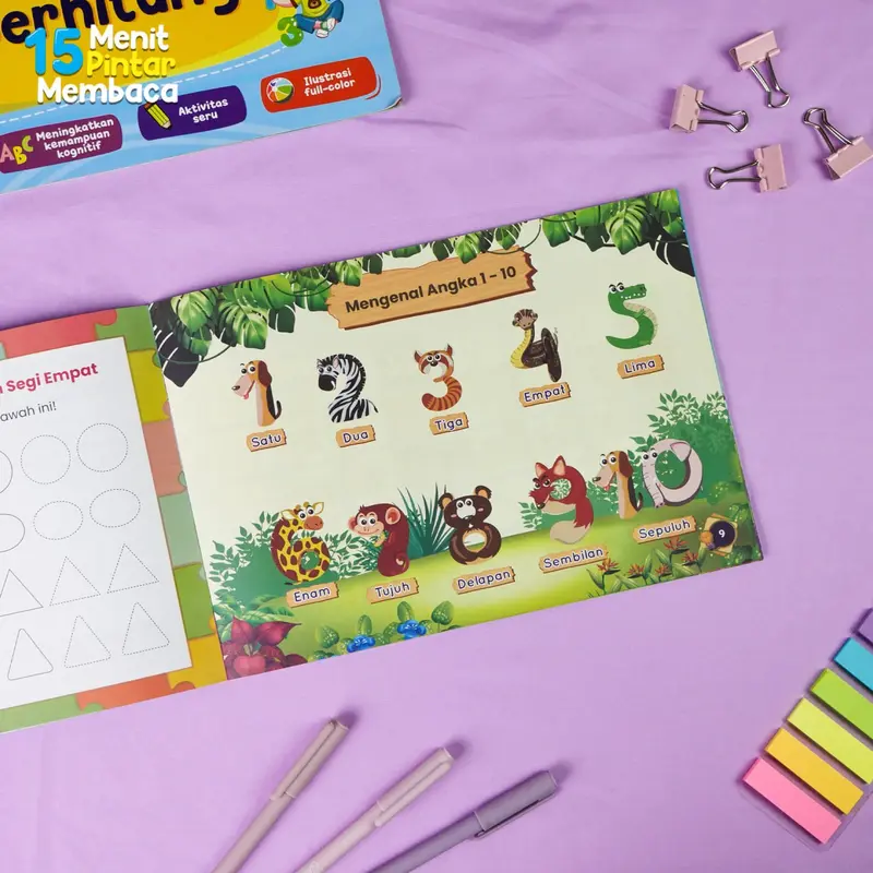[ISI 2 BUKU] Buku Anak Belajar Membaca - Little Star 15 Menit Pintar Membaca Metode Montessori 8