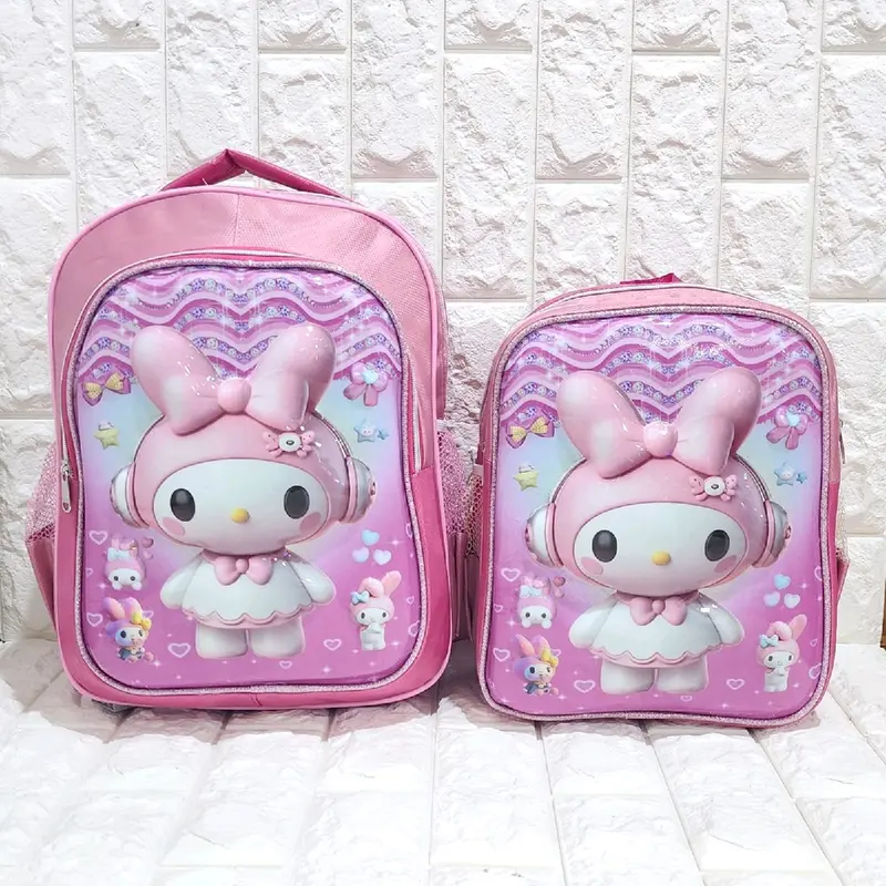 TAS RANSEL 3D TIMBUL LED TK SD MOTIF MELODI CINAMONROL 0