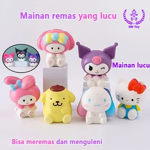 Squishy Pencet Lucu Squeeze Mainan Squishy Slow  Karakter Cinnamoroll Melody Pompurin