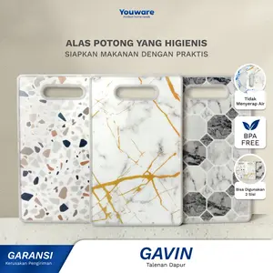 (COD) YOUWARE - GAVIN Talenan Dapur / Talenan wadah pemotong / Kitchen Cuting Board / Talenan plastik motif aesthetic Buah Multifungsi Kitchenware talenan  anti jamur kayu