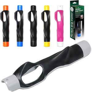 ゴルフグリップトレーニング器具（右用） グリップ力矯正・スイング練習用 アルミニウム製 初心者からプロまで対応 6色