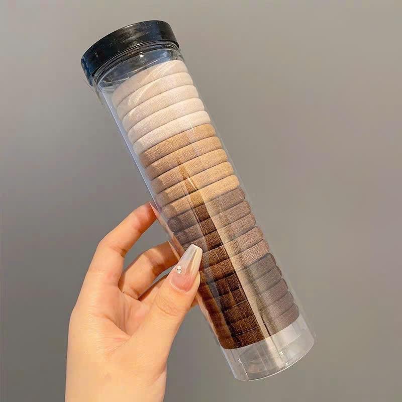 Bộ 20 Dây Buộc Tóc Vô Hình | Dây buộc tóc đuôi ngựa đàn hồi cao không trượt