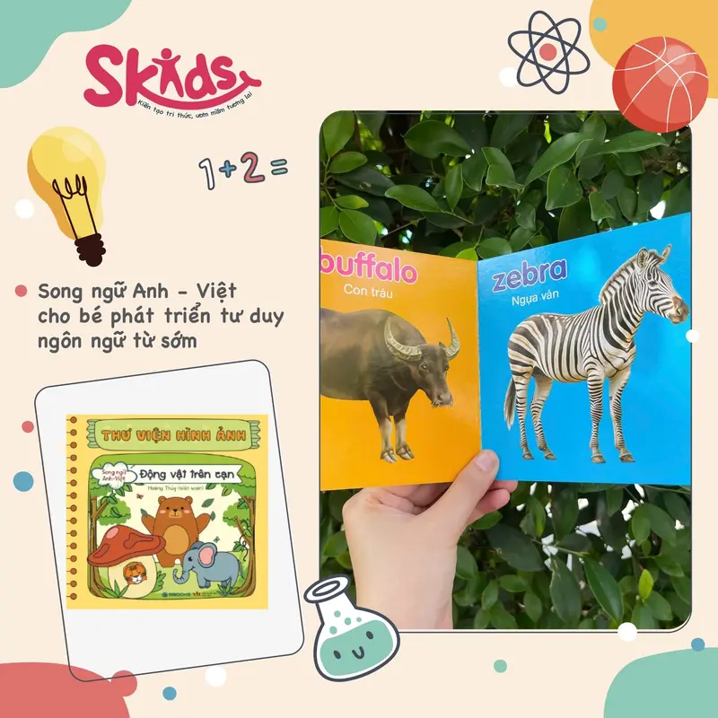 Sách - Bộ 9 Cuốn Thư Viện Hình Ảnh  từ 0-6 tuổi - SBOOKS 2