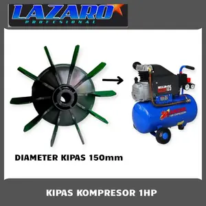 KIPAS KOMPRESOR 1HP LAZARO ORIGINAL Sparepart