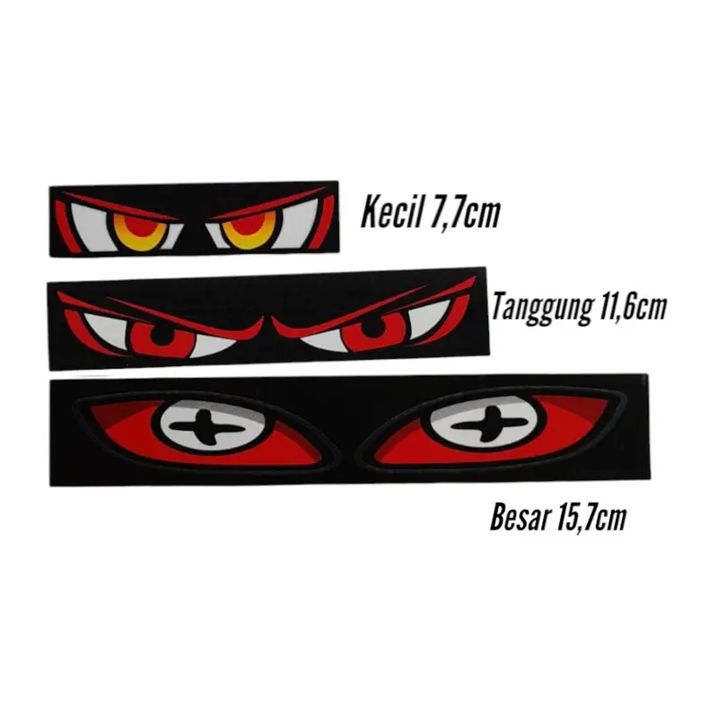 15pcs Stiker Strobo Mata | Stiker Mata Miniatur Bus Tololet Basuri | Stiker Bus Jetbus| Stiker Logo e-sport 8